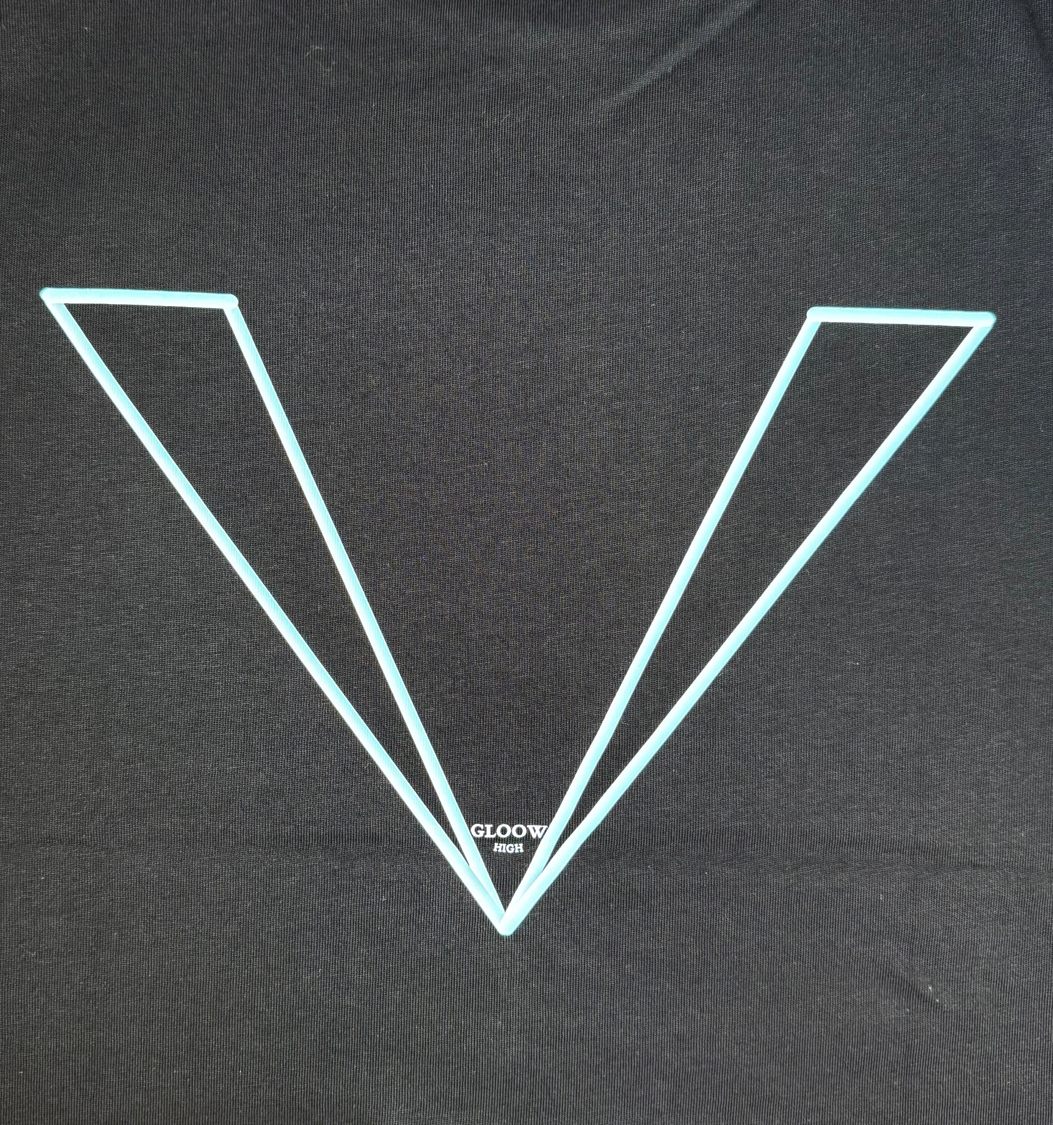 Camiseta Oversize cropped 240 gsm Negro