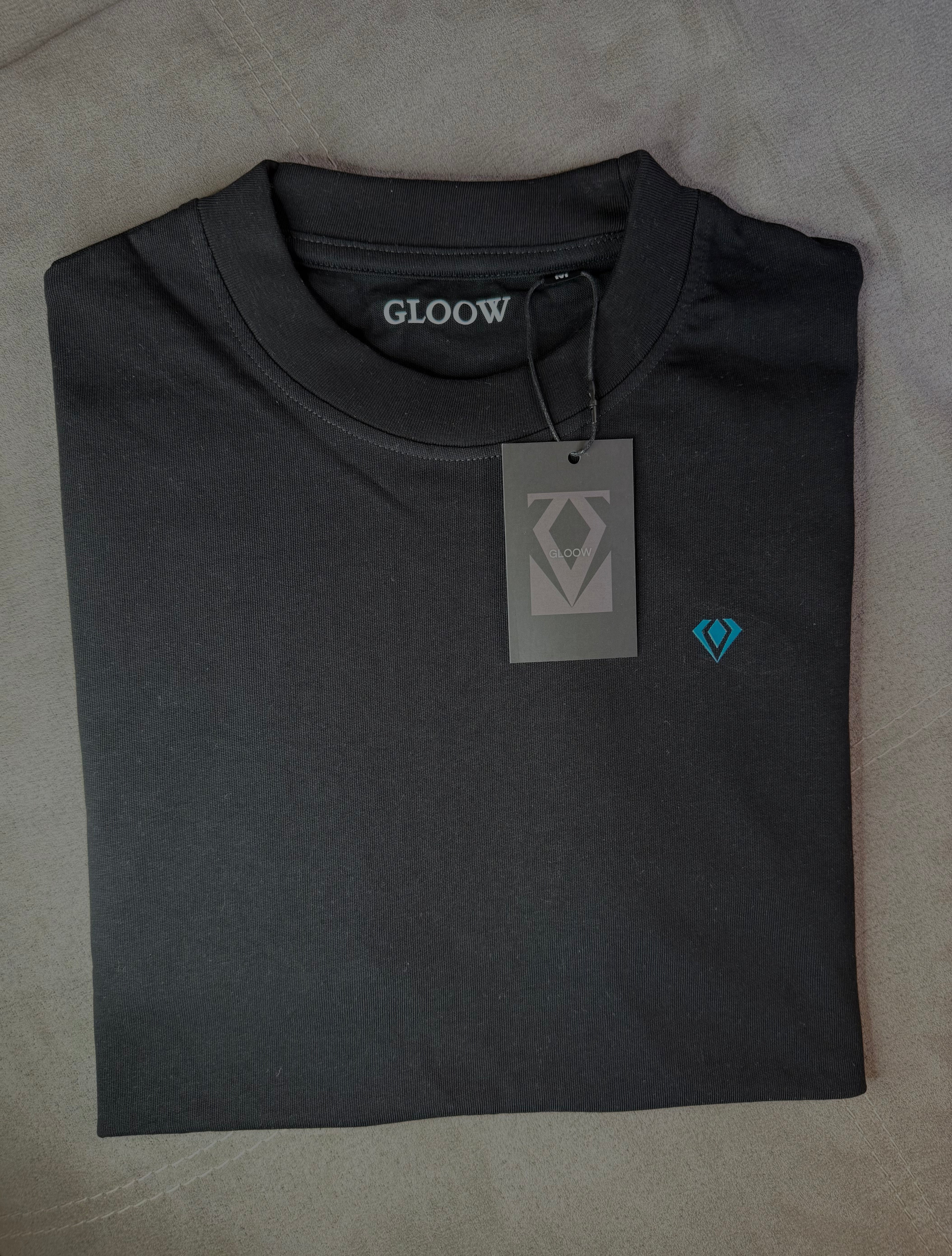 Camiseta Oversize cropped 240 gsm Negro