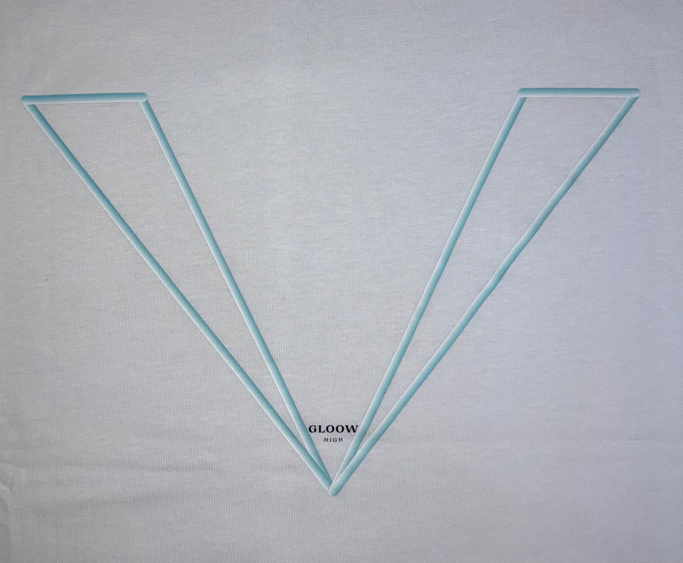 Camiseta Oversize Cropped 240 gsm  Blanco